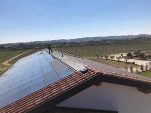 pulizia impianto fotovoltaico